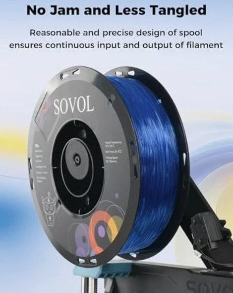 TPU Filament 1.75mm, 95A Soft TPU Flexible 3D Printer Filament, 1 KG Clear Blue