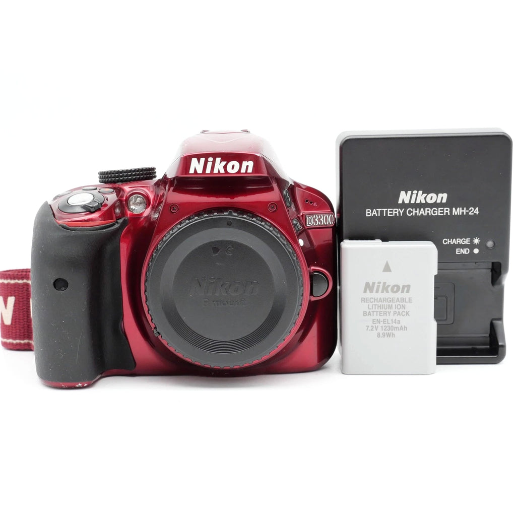 Nikon D3300 Digital SLR Camera - Red (Body Only) #071