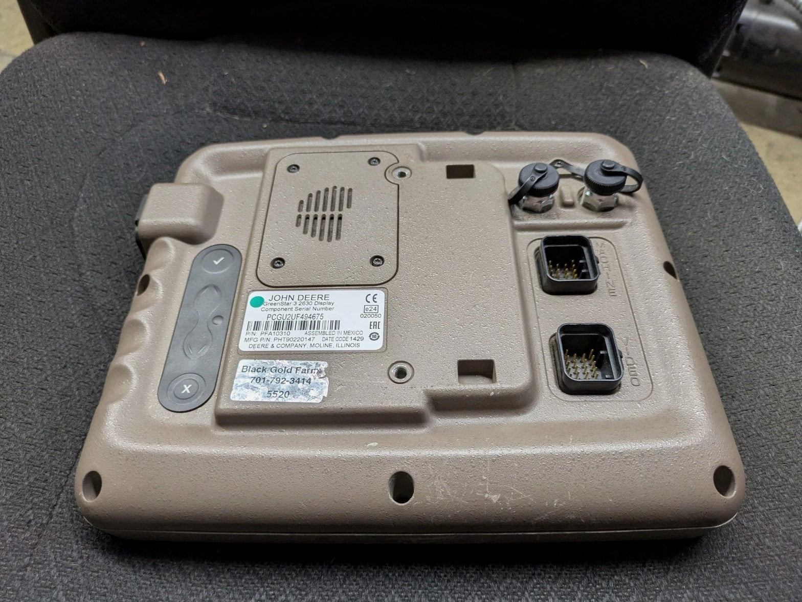 John Deere Greenstar 3 GS3 2630 Display - PFA11061, PFA10631, PFA10058, PFA10310