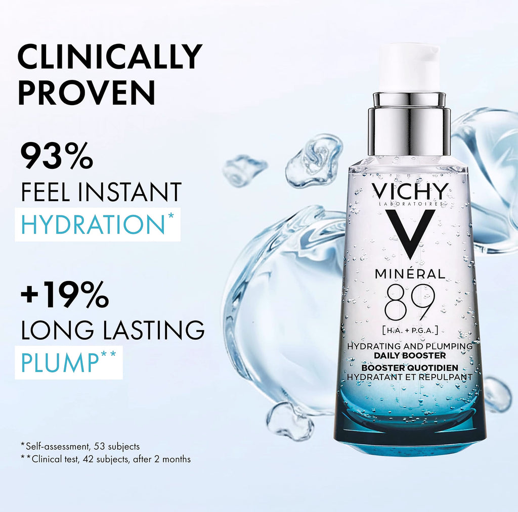 Vichy Mineral 89 Hyaluronic Acid Serum for Face Hydration