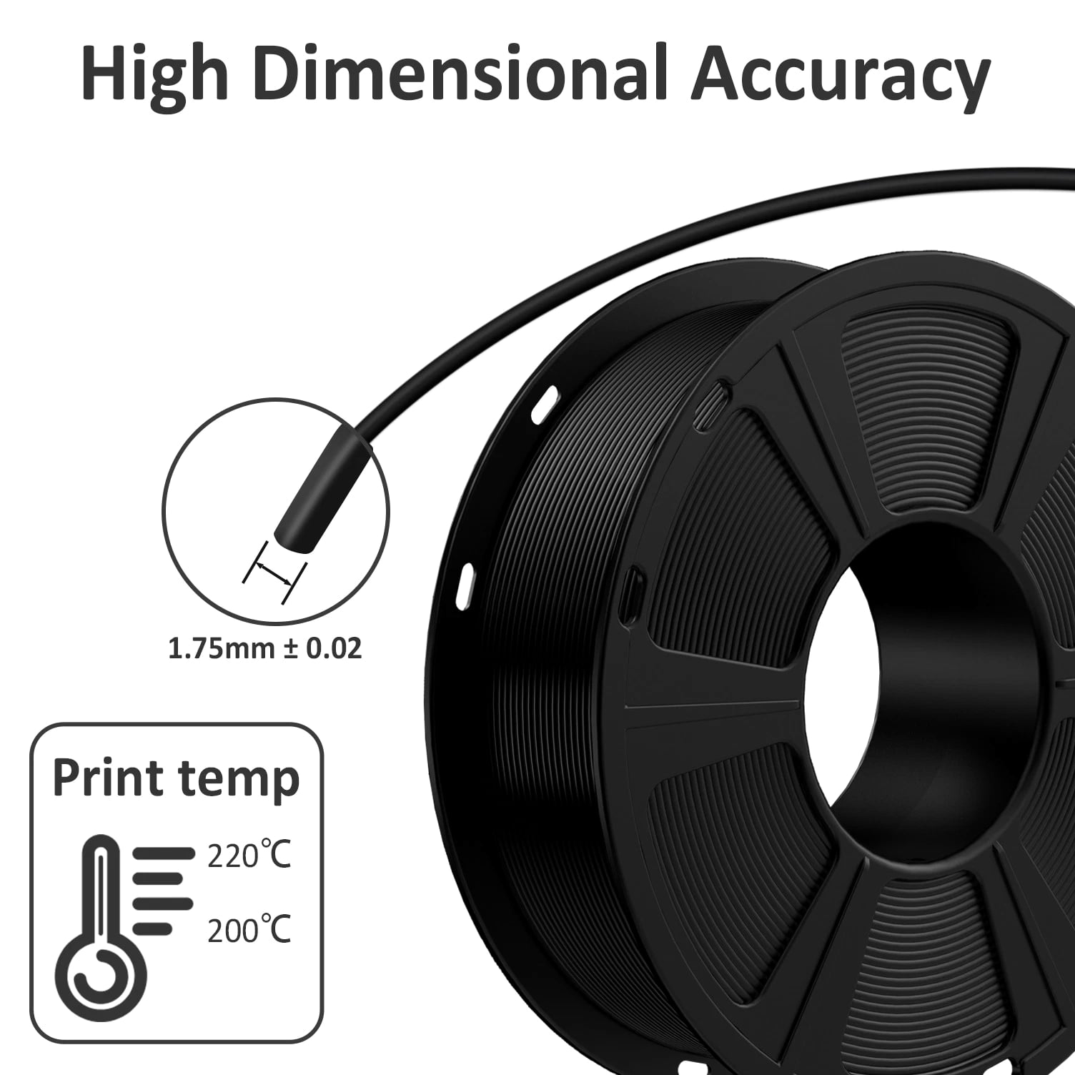 【Buy 6 Get 4 Free!Add 10】GEEETECH 3D Printer Filament PLA /ABS+/PETG/TPU 1KG