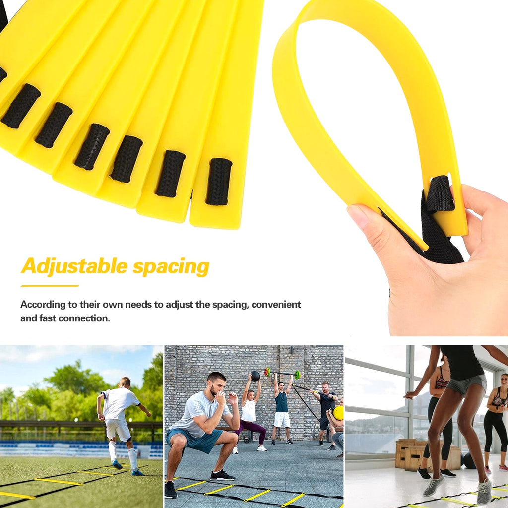 24pcs Agility Ladder and Cones Speed Training Equipment Set For Exercise Sports