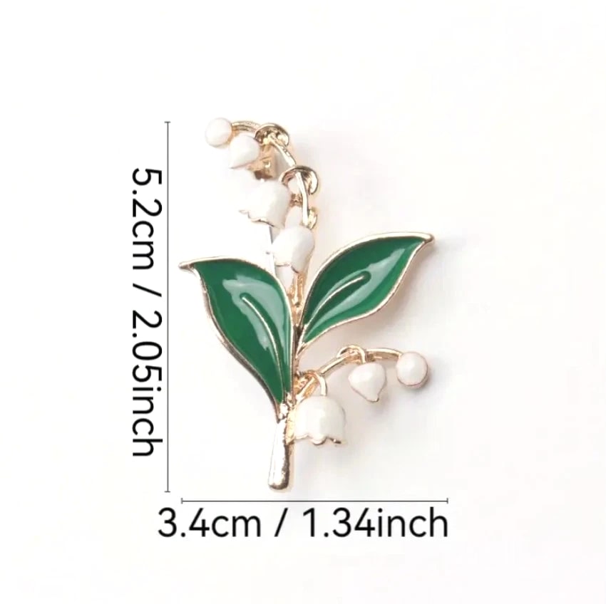 Elegant Plant Flower Brooch Clothing Accessories Fashionable Ladies' Brooches