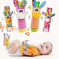 4-Piece Baby Rattle Sock Toys for Infants and Toddlers