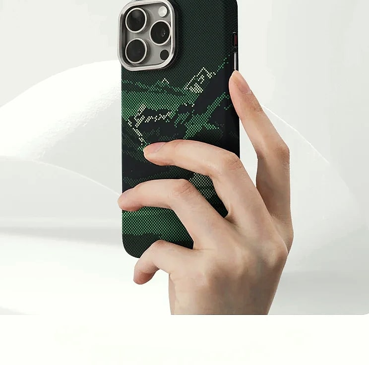 PPC Abstract Landscape MagSafe iPhone Case with Lens Shield