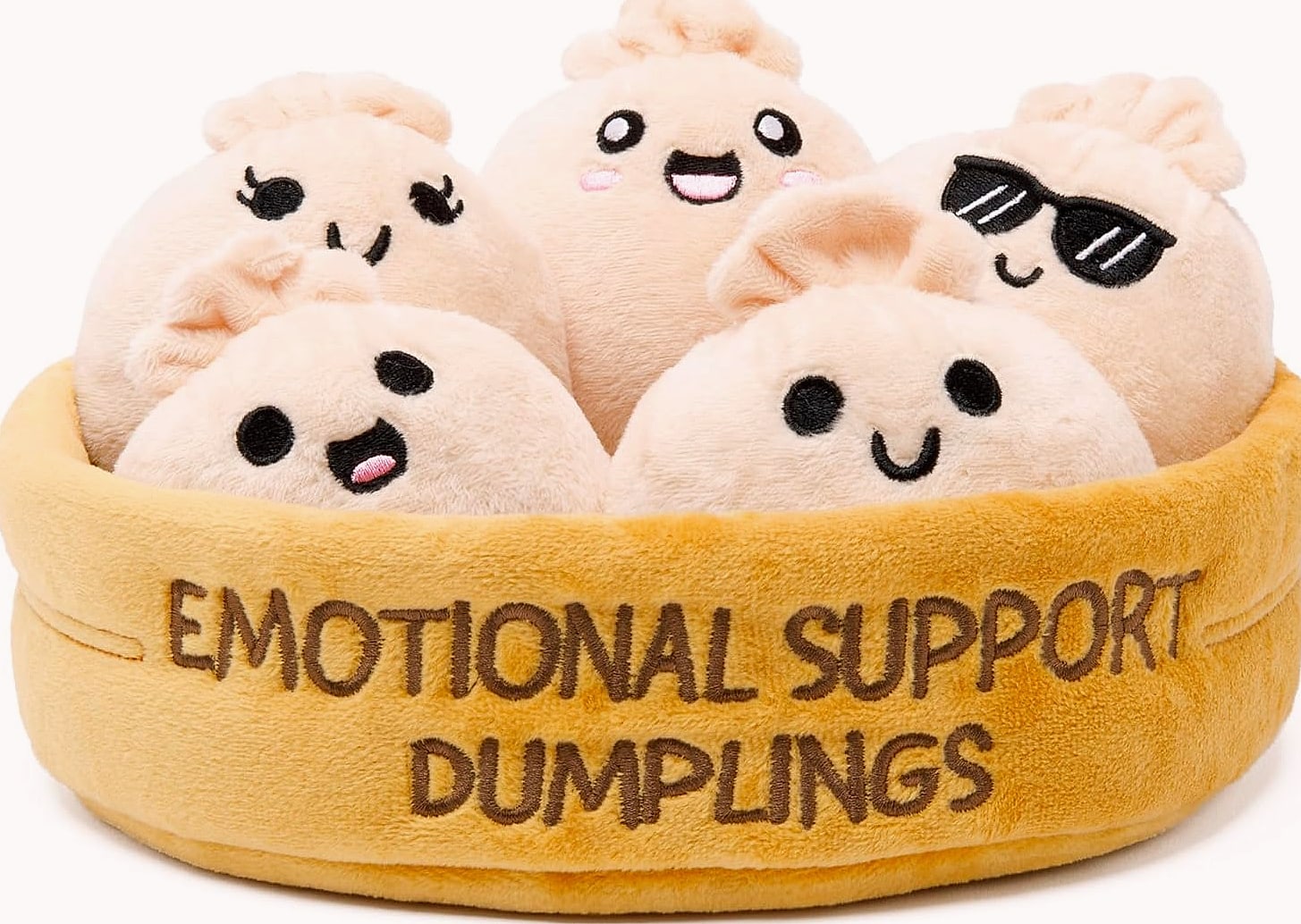 WHAT DO YOU MEME Emotional Support Dumplings Plush Toy Set
