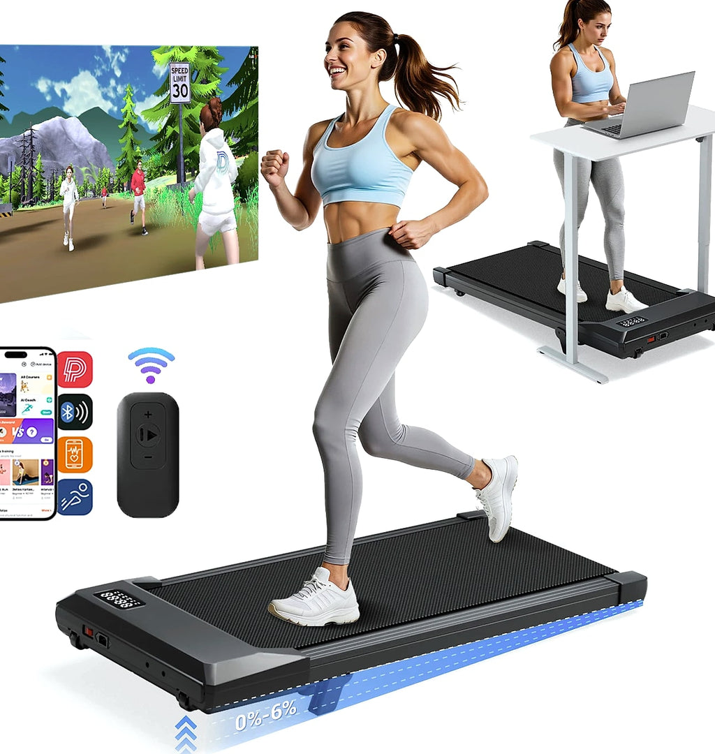 Superun 2.5HP Foldable Under Desk Treadmill Walking Pad