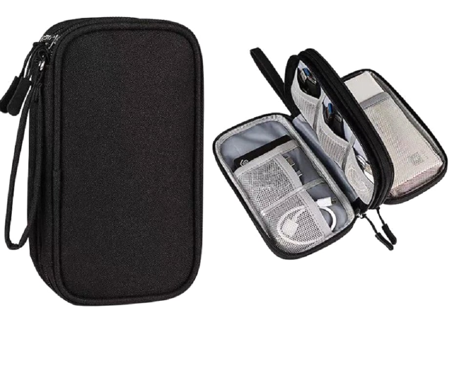 Electronics Organizer Travel Bag Waterproof Cable Gadget Storage Case for Charge