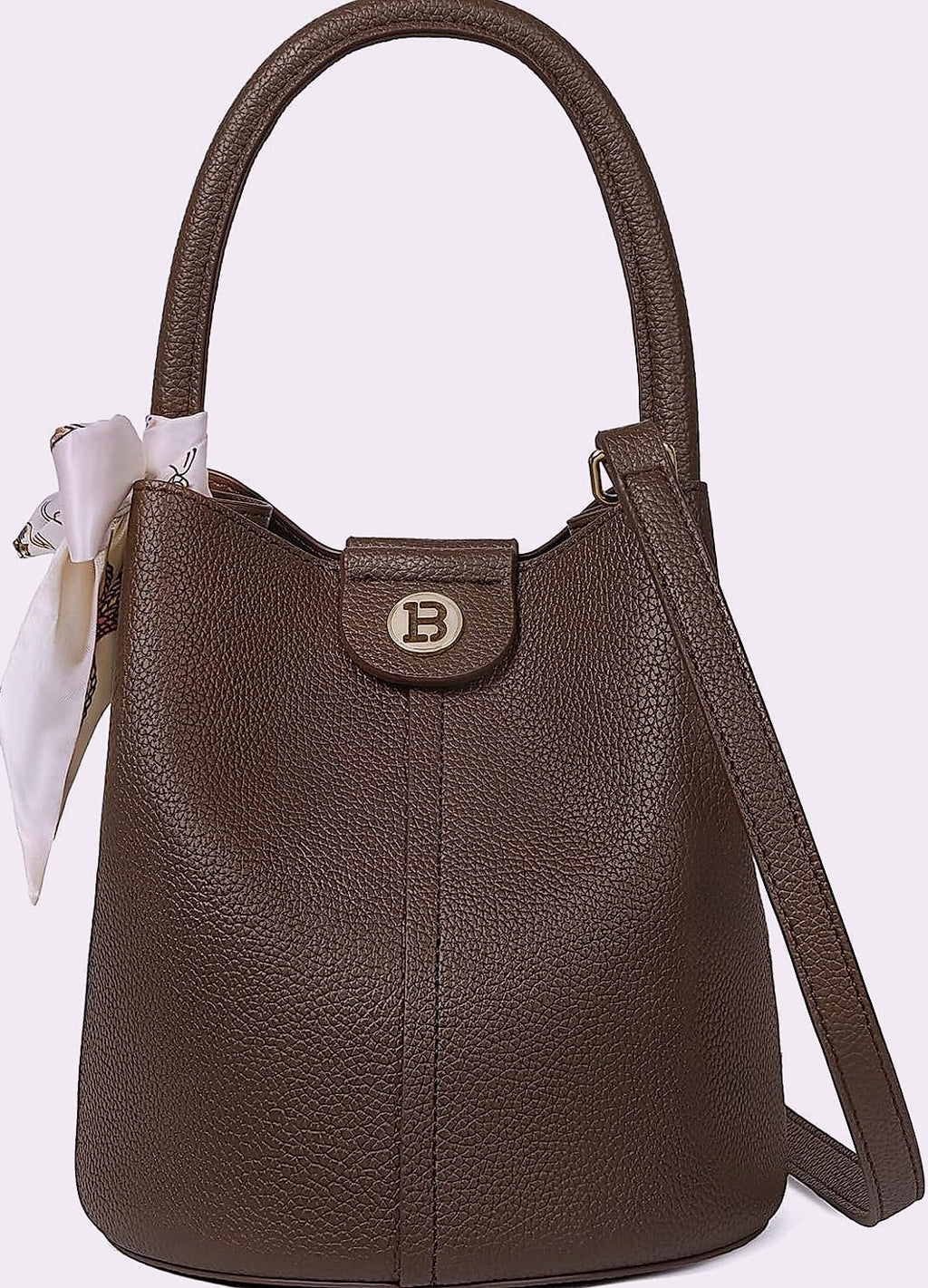 BOSTANTEN Small Crossbody Bag for Women Vegan Leather Mini Bucket