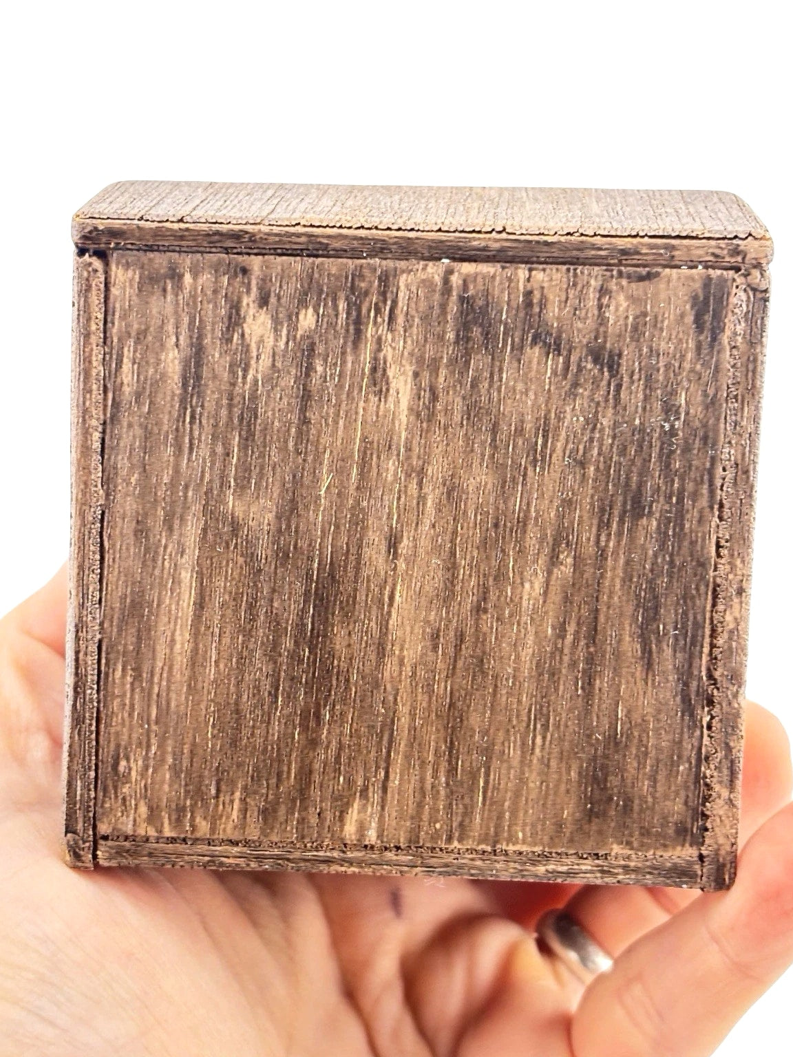 Vintage Match Box Holder Side Strike 5" Dispenser Wall Mount