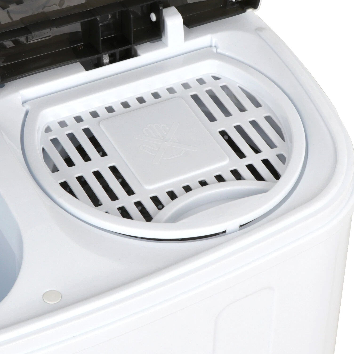 White Compact Portable Washer & Dryer with Mini Washing Machine and Spin Dryer