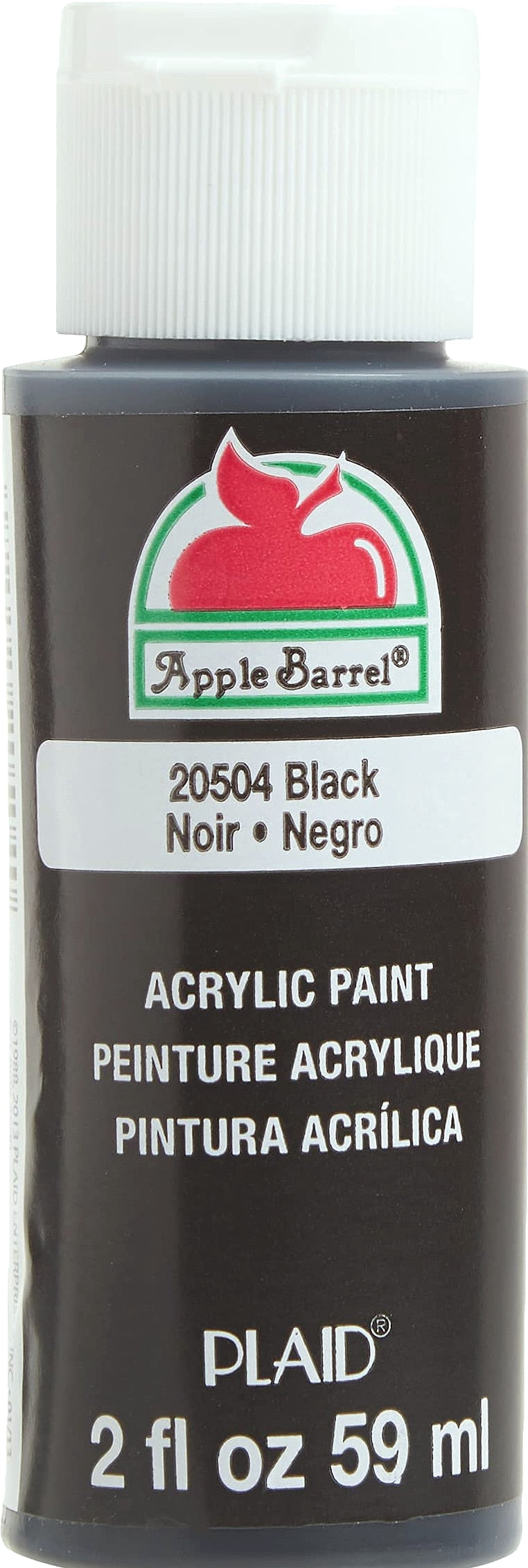 Apple Barrel Acrylic Paint White 2oz Matte Finish Craft