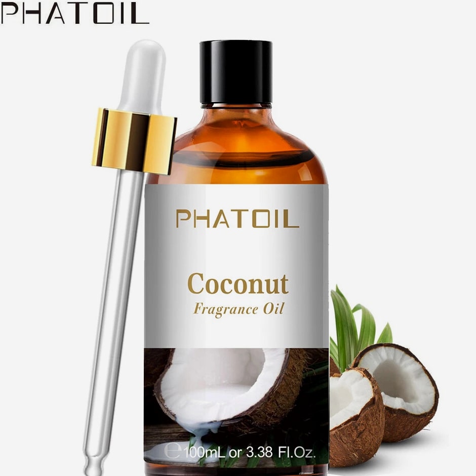 100ML Coconut Fragrance Oil for Soaps and Candles Making, Humidifiers, Diffusers