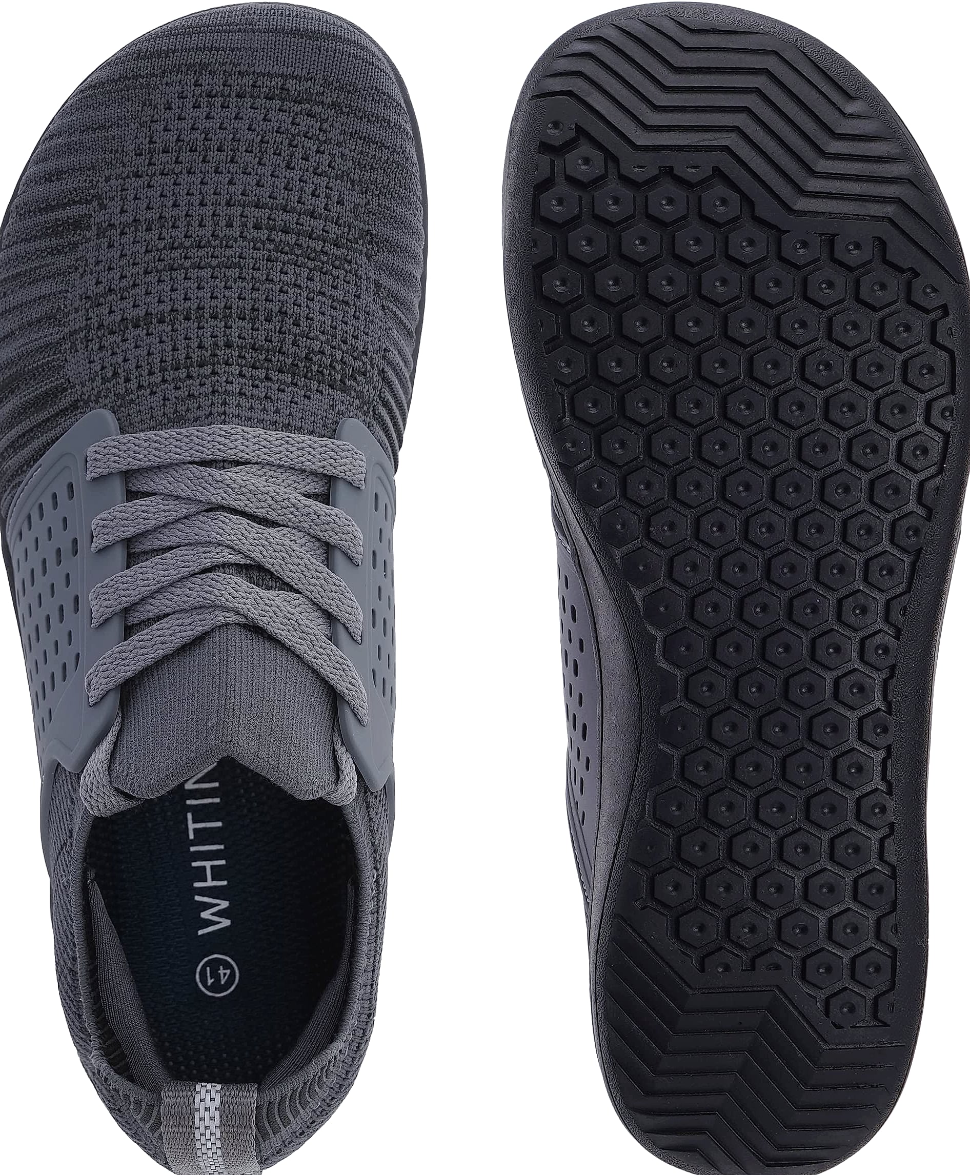 WHITIN Men's Wide Minimalist Barefoot Sneakers Zero Drop