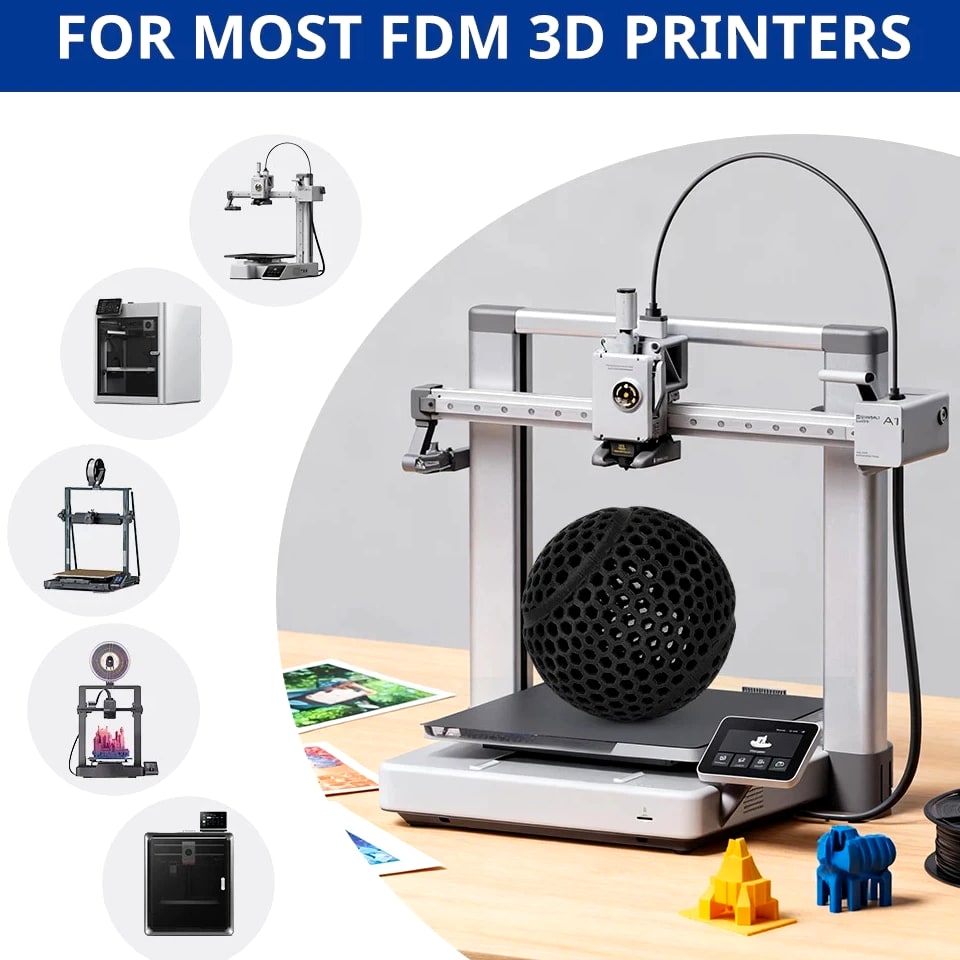 TPU Filament 1.75mm 0.3KG (Not 1kg) - Flexible 95A Soft 3D Printer Material