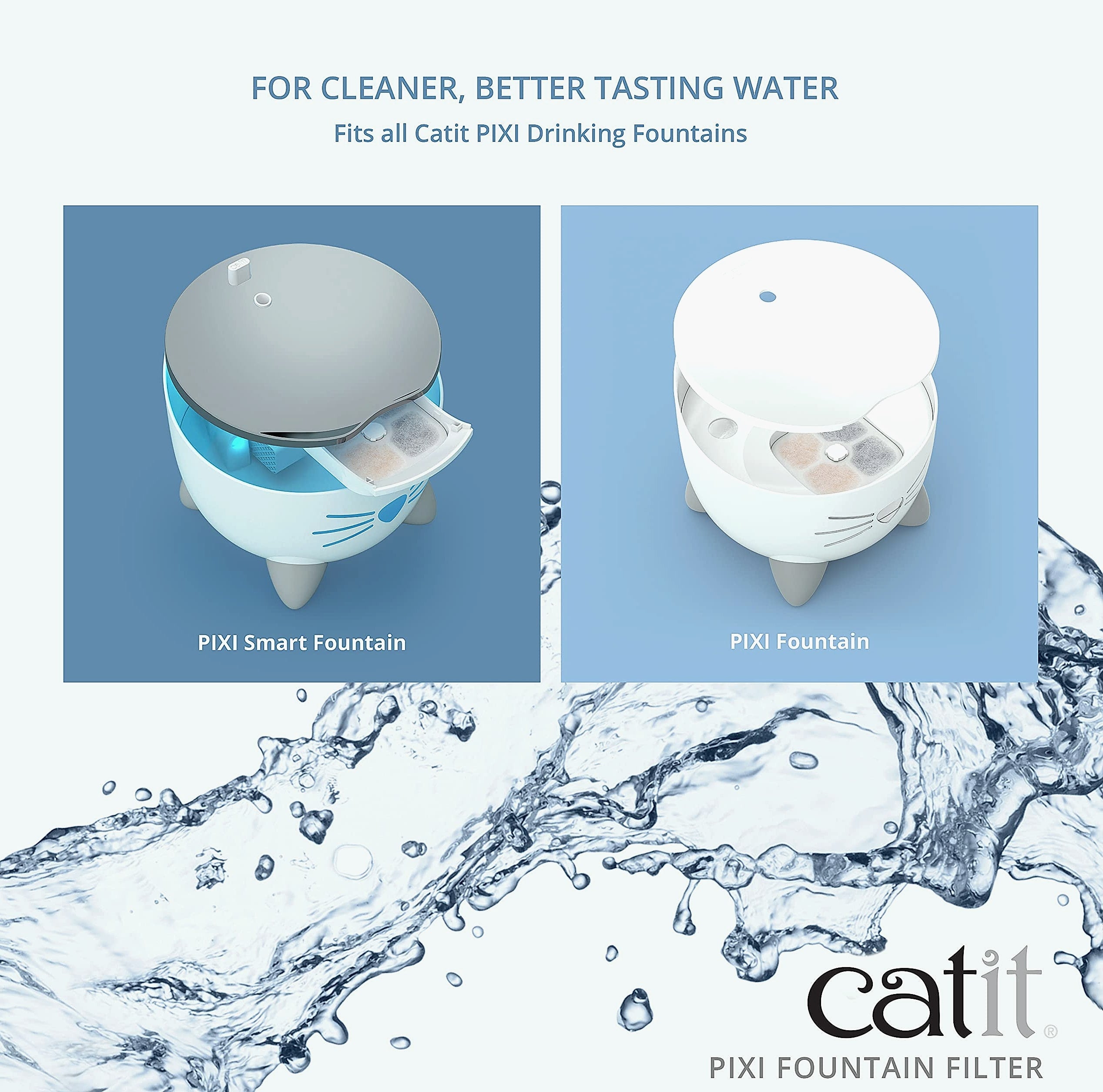 Catit PIXI Replacement Water Filter 6-Pack for Cat Fountains