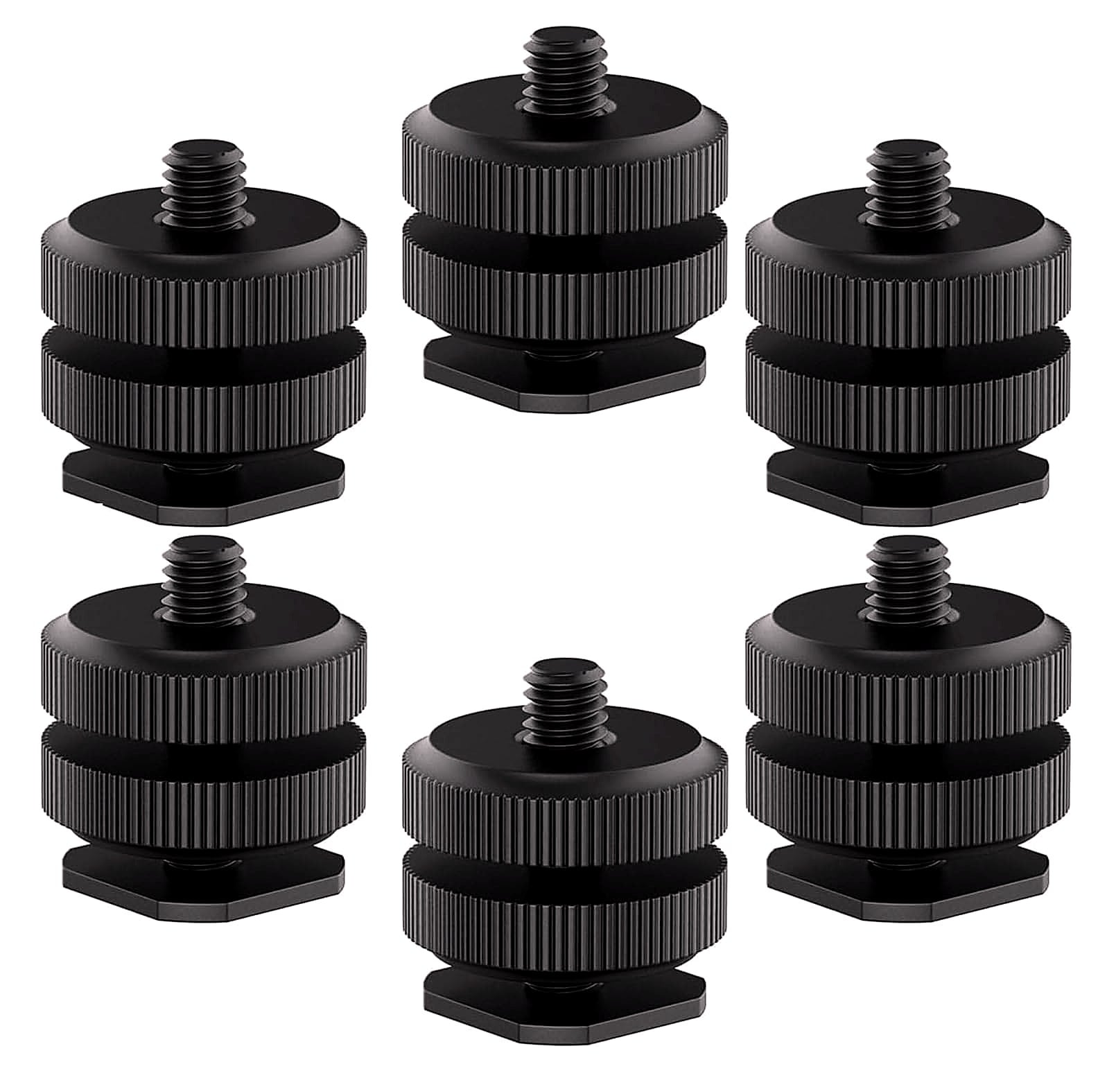 EszkozTA Camera Hot Shoe Mount to 1/4 Tripod Screw Adapter