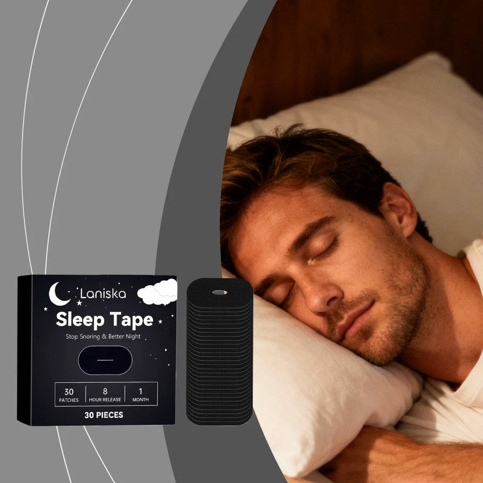 30 Strips Sleep Tape Adhesive for Snoring & Better Night Rest for Men, Women