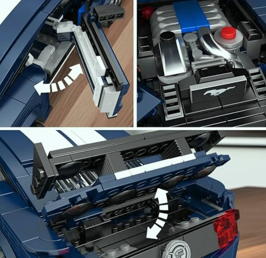 Mould King 10208 Classic Sports Car Building Kit