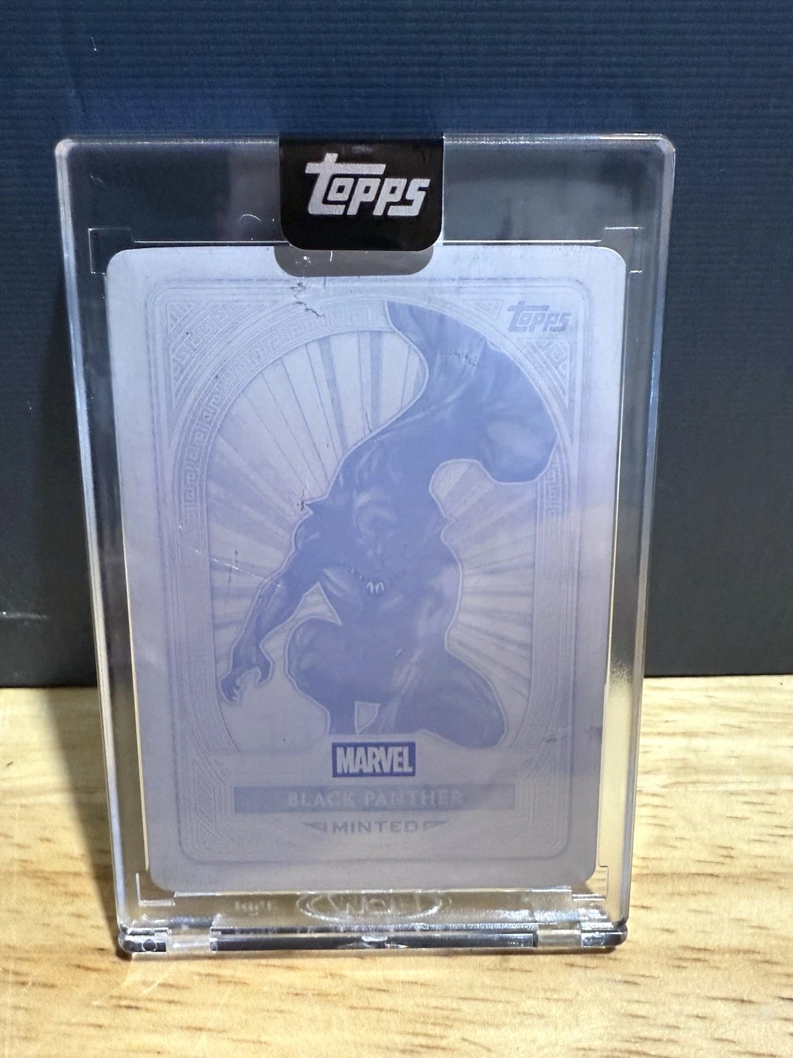 2025 Topps Mint Marvel Minted Black Panther 1/1 Printing Plate #120