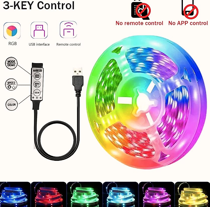 GBKOF RGB LED Strip Lights 5M 10M 20M 30M App Control