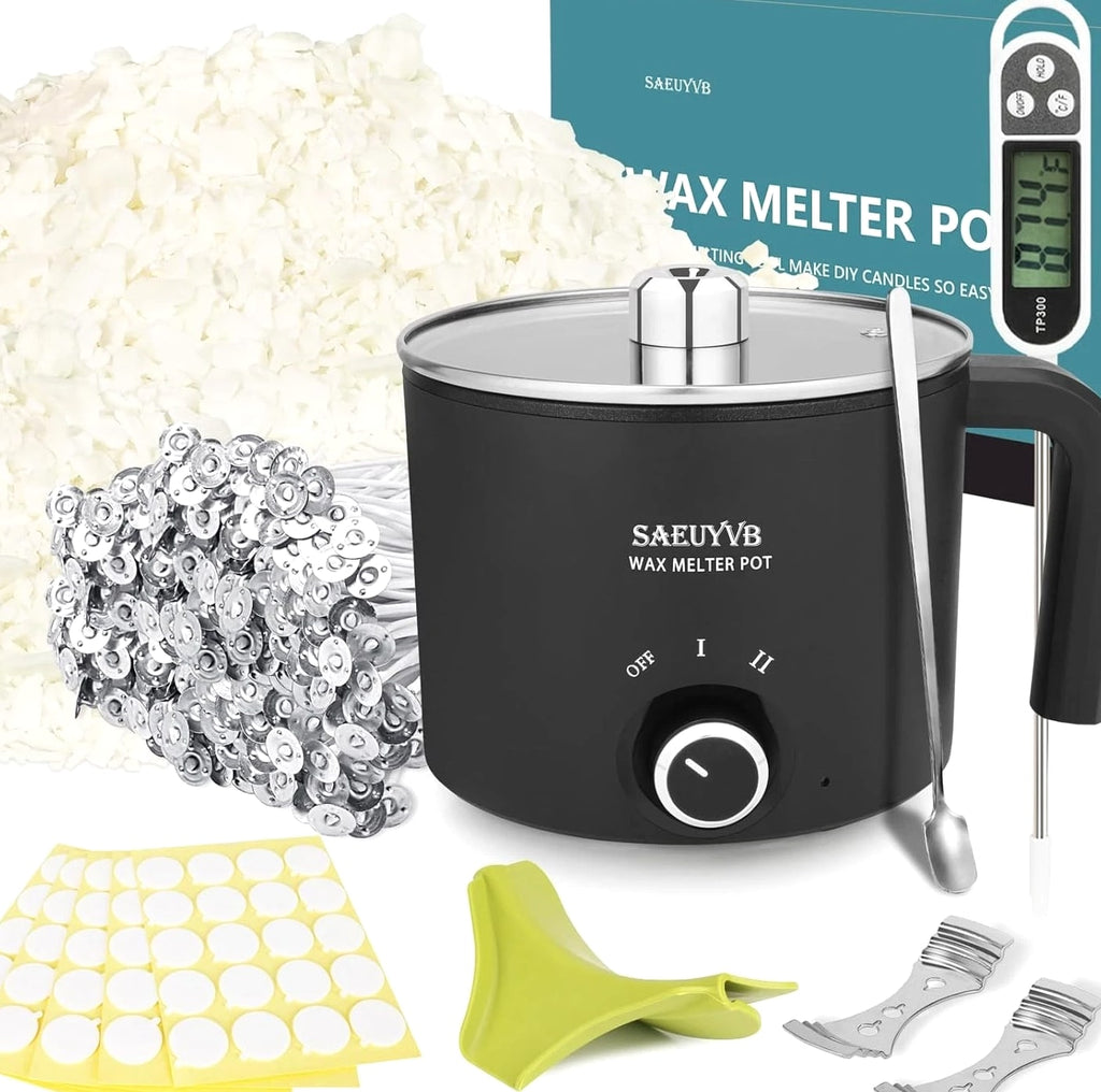 Soy Wax Candle Making Kit - DIY Supplies for Adults & Crafters