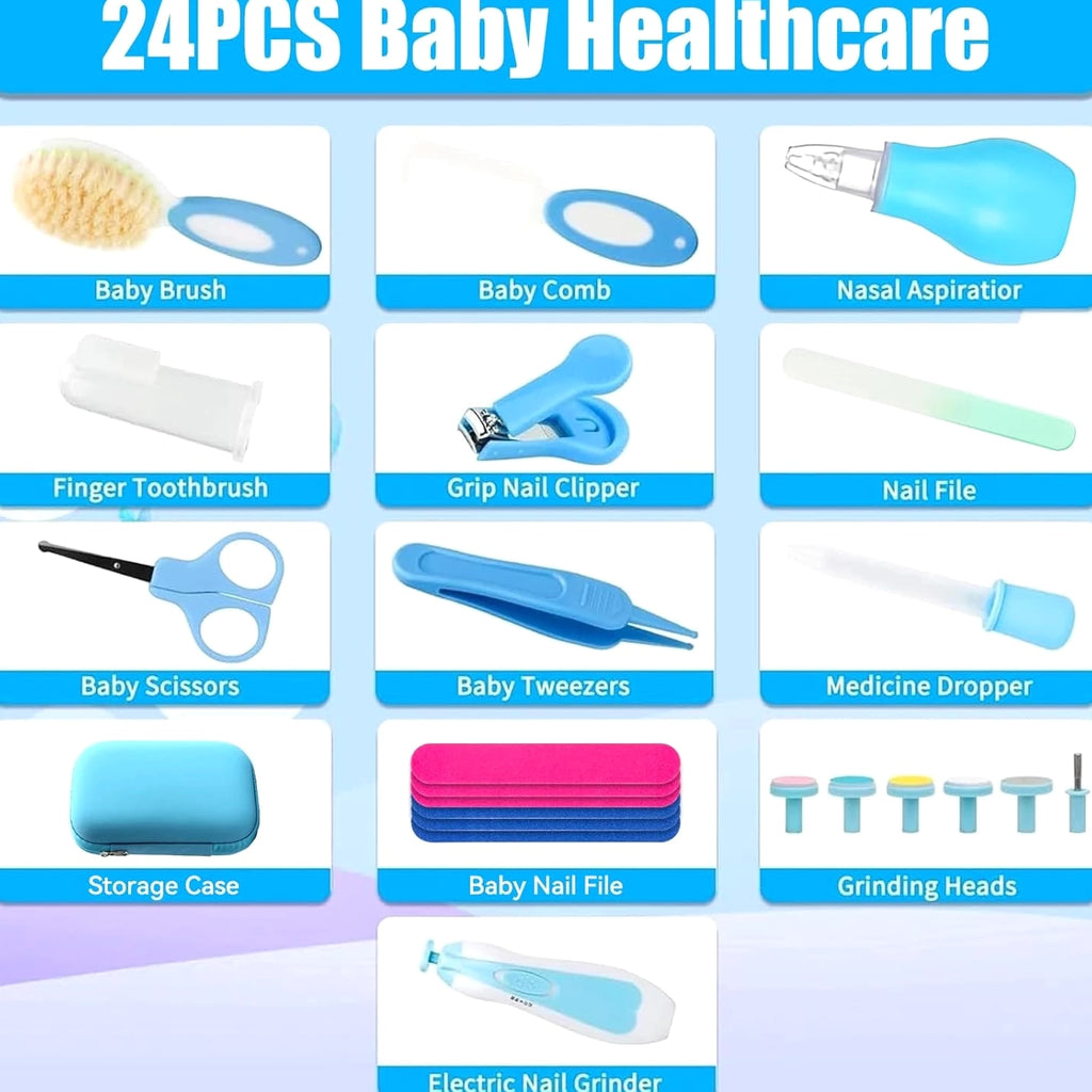 Baby Healthcare and Grooming Kit, Baby Safety Set Newborn Nursery Health Care Se