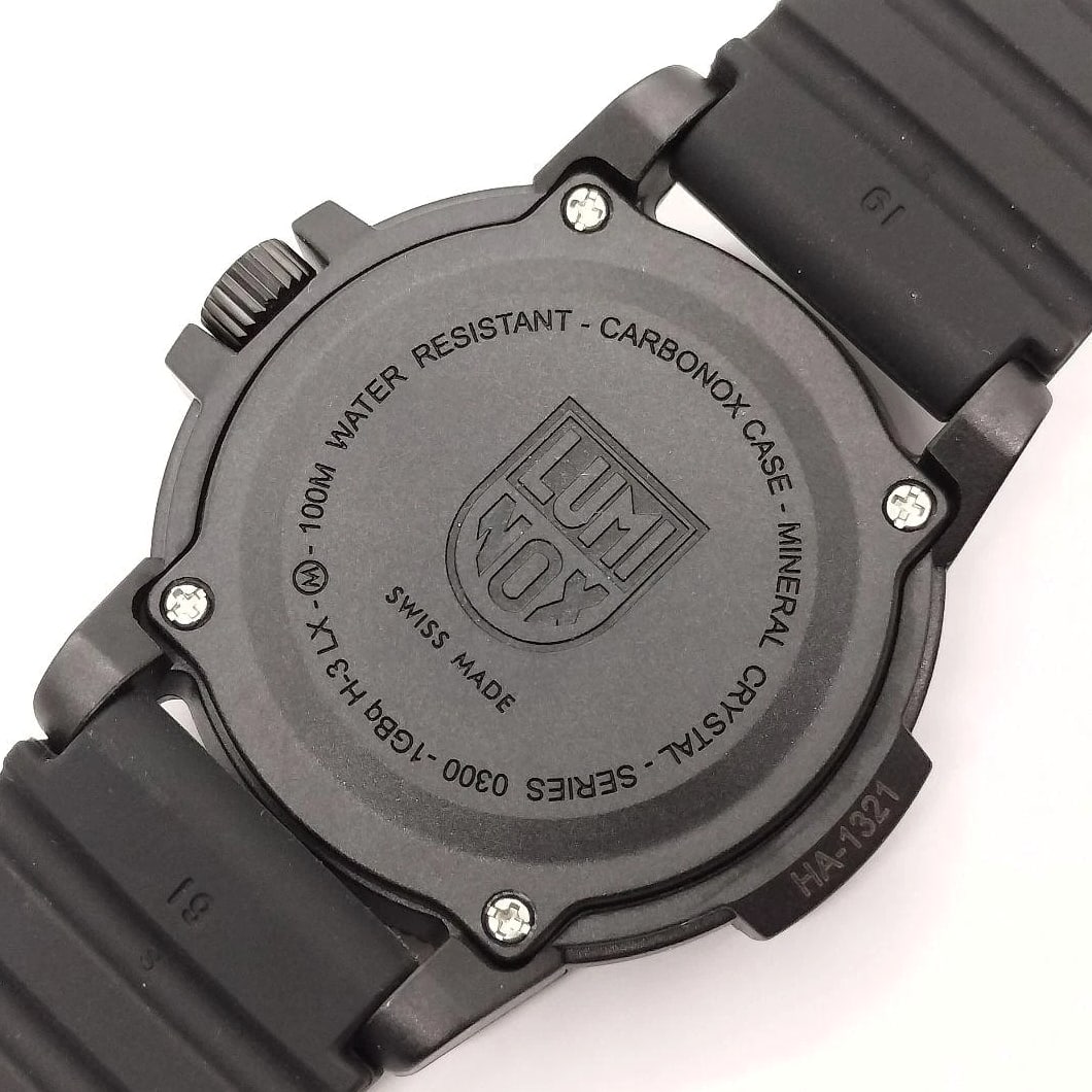 LUMINOX SEA TURTLE 0301 BO L Watch Timepiece Unisex UltraLight Carbon Case