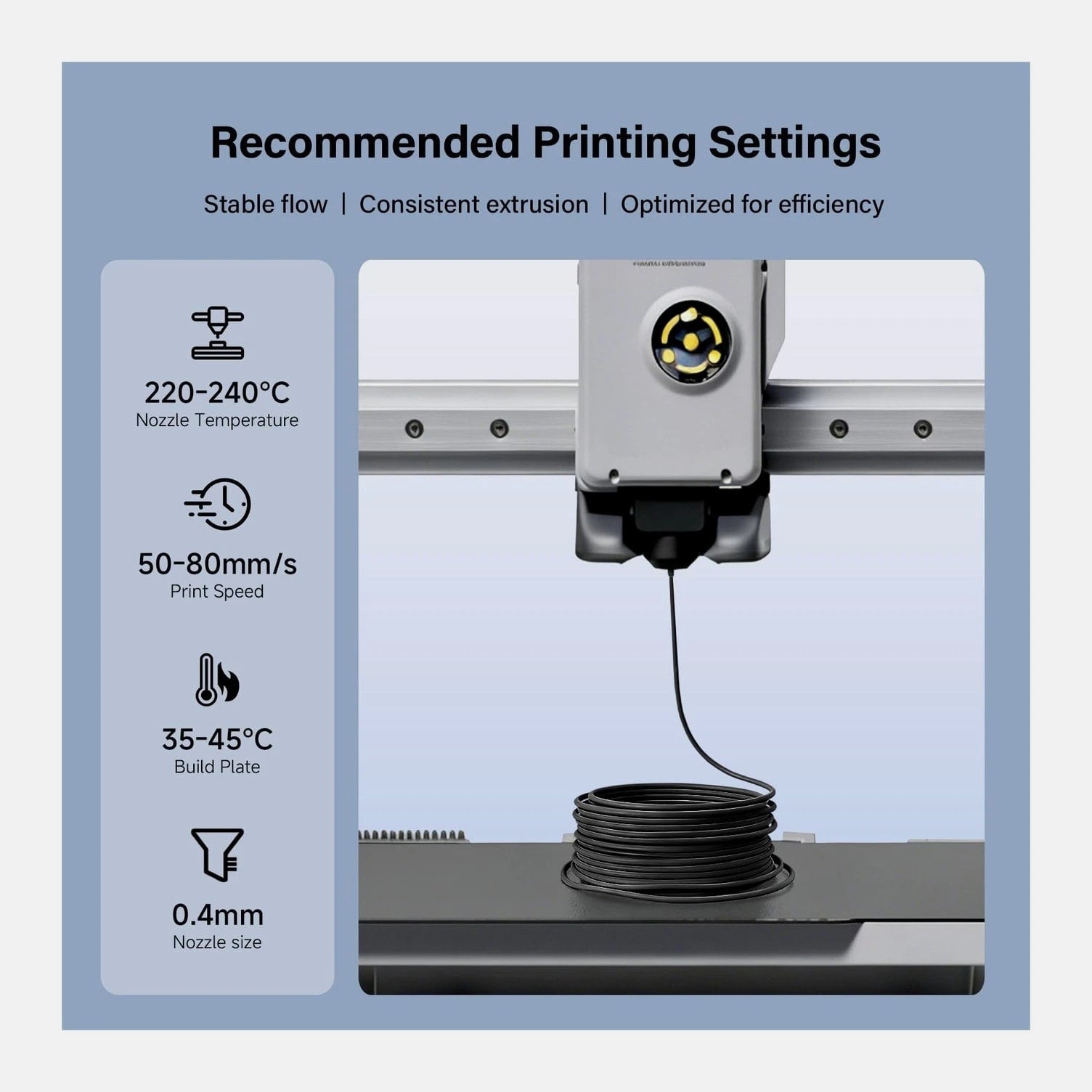 Matte TPU Filament 1.75mm, 1kg - Shore 95A Flexible & Durable TPU, Matte Black...