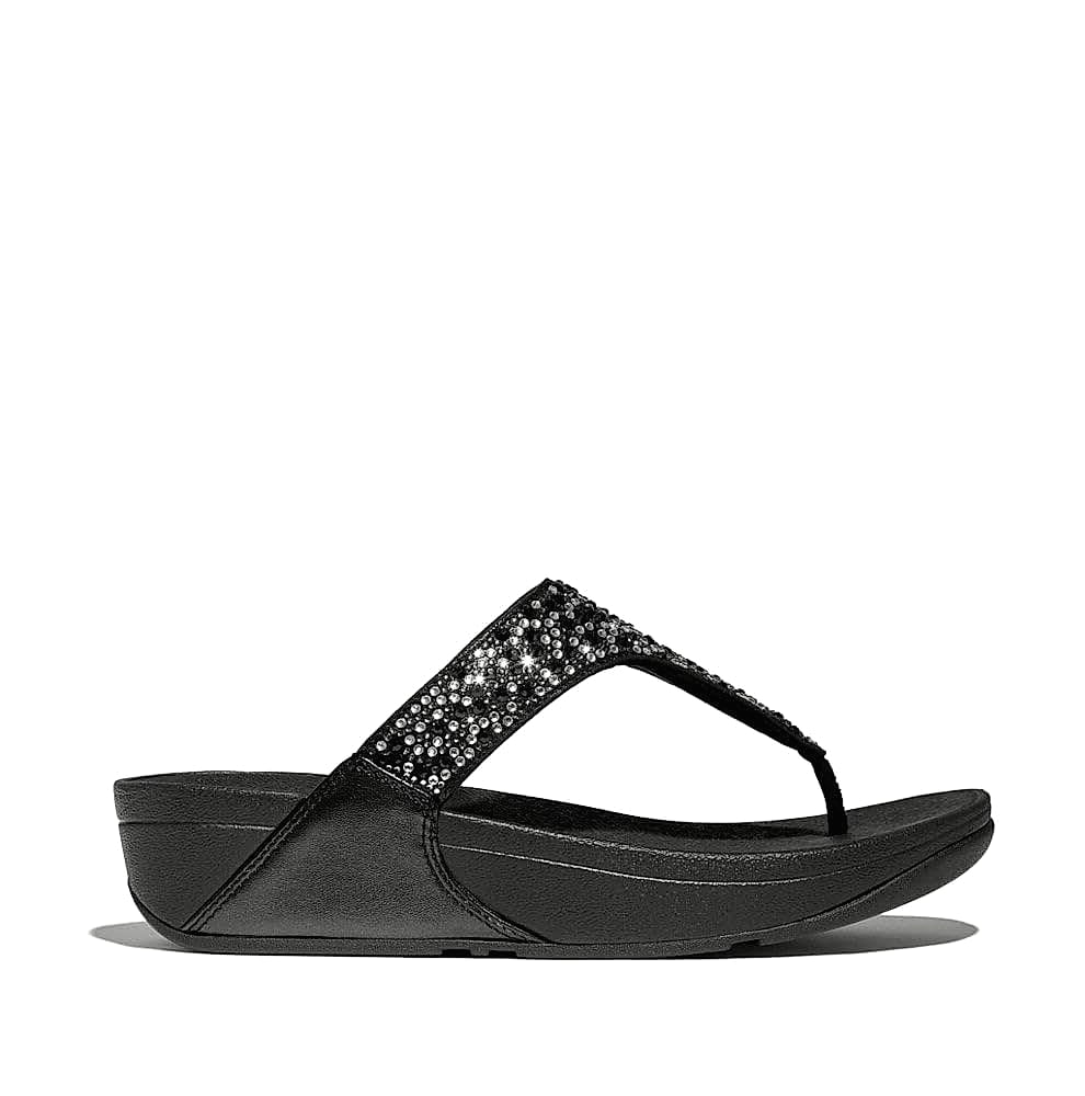 FitFlop Women's Lulu Crystal Toe-Post Sandal