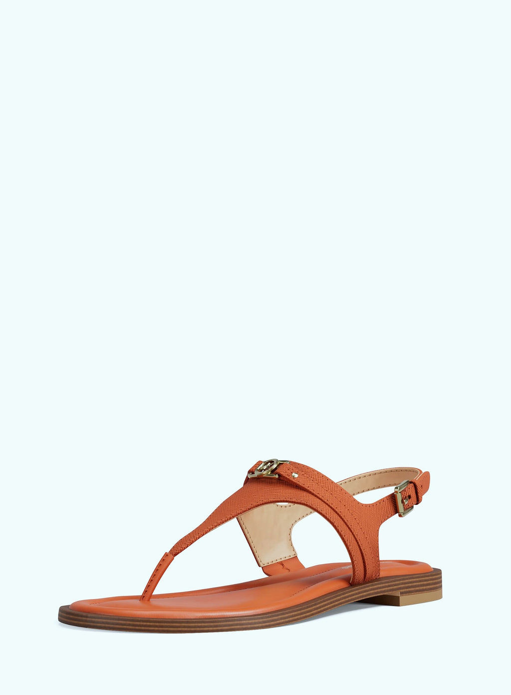 Michael Kors Mandy Leather Thong Sandals