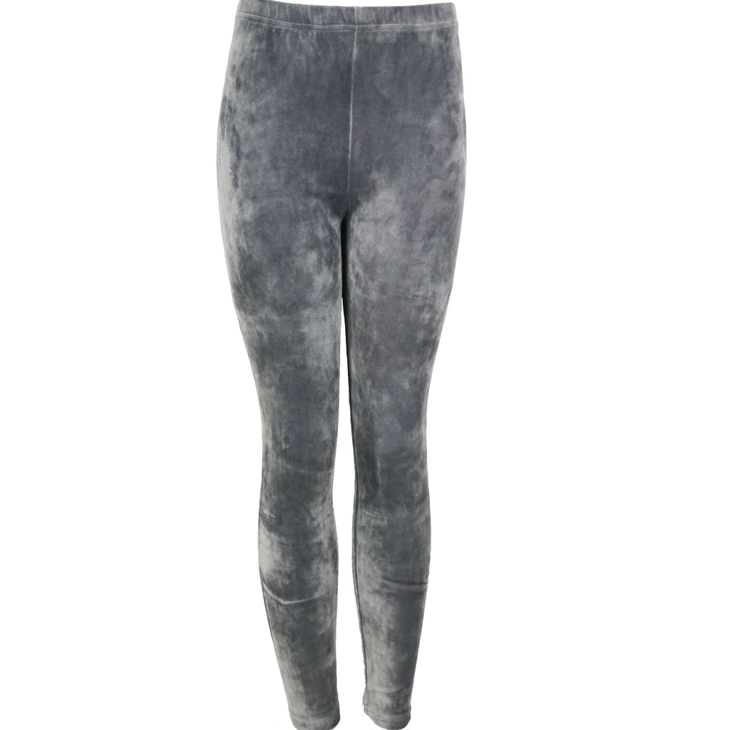 TD Women's Ultra Soft Velvet Stretch Winter Leggings One Size