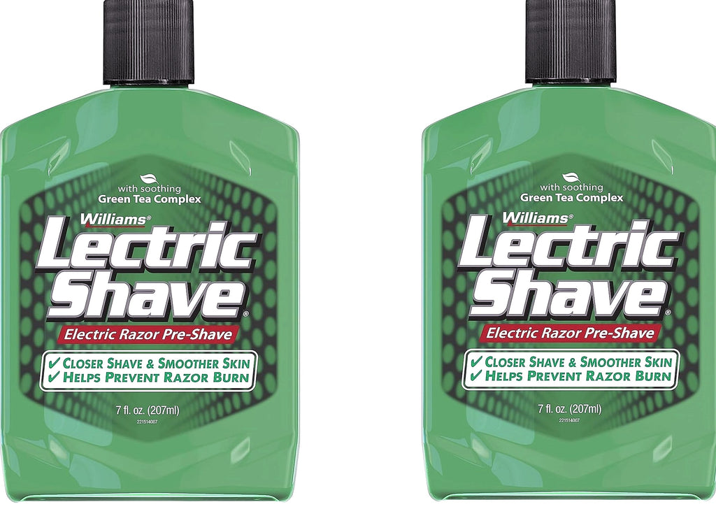 Williams Lectric Shave Electric Razor Pre-Shave, 7 oz