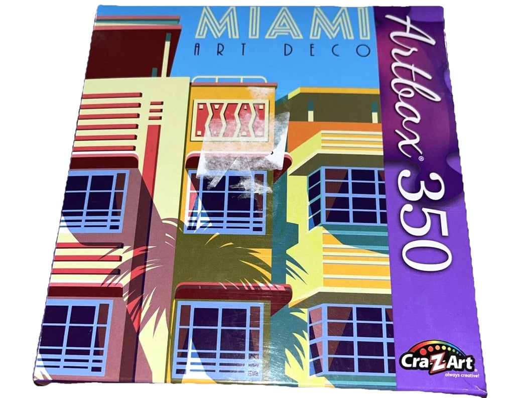 Miami Art Deco Puzzle 350 Pieces Colorful Buildings NEW SEALED Artbox