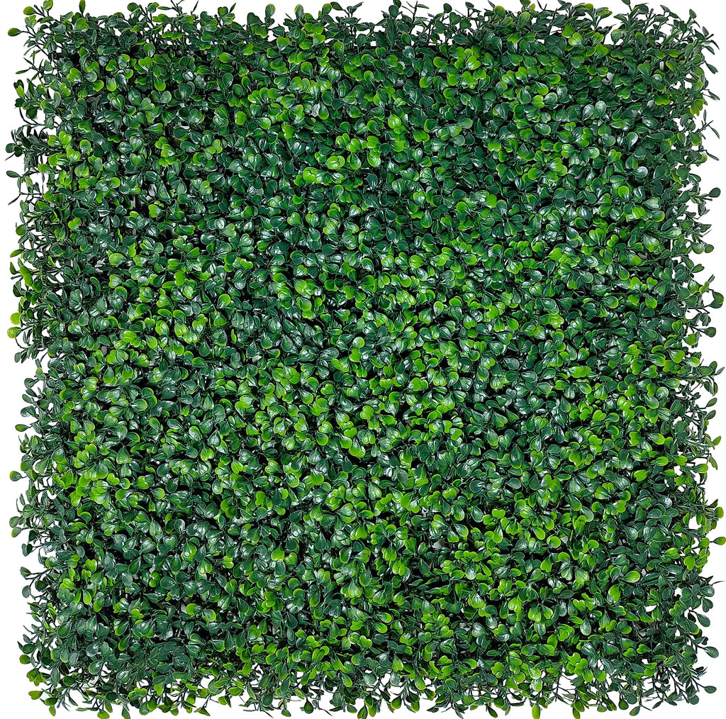 ODTORY Artificial Boxwood Panels 20x20 in, 12 Pack Green Wall