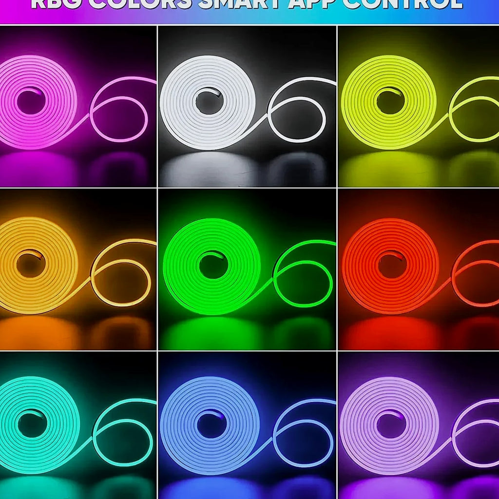 Adiodo RGB Neon LED Strip IP65 Waterproof USB Remote Control