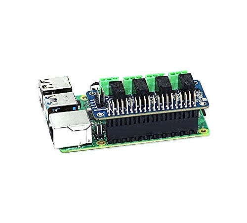 SB Components Relay 4 Zero 3V 4 Channel Relay Shield for Raspberry Pi