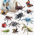 Volnau 12-Piece Insect Figure Set for Kids Educational Toys