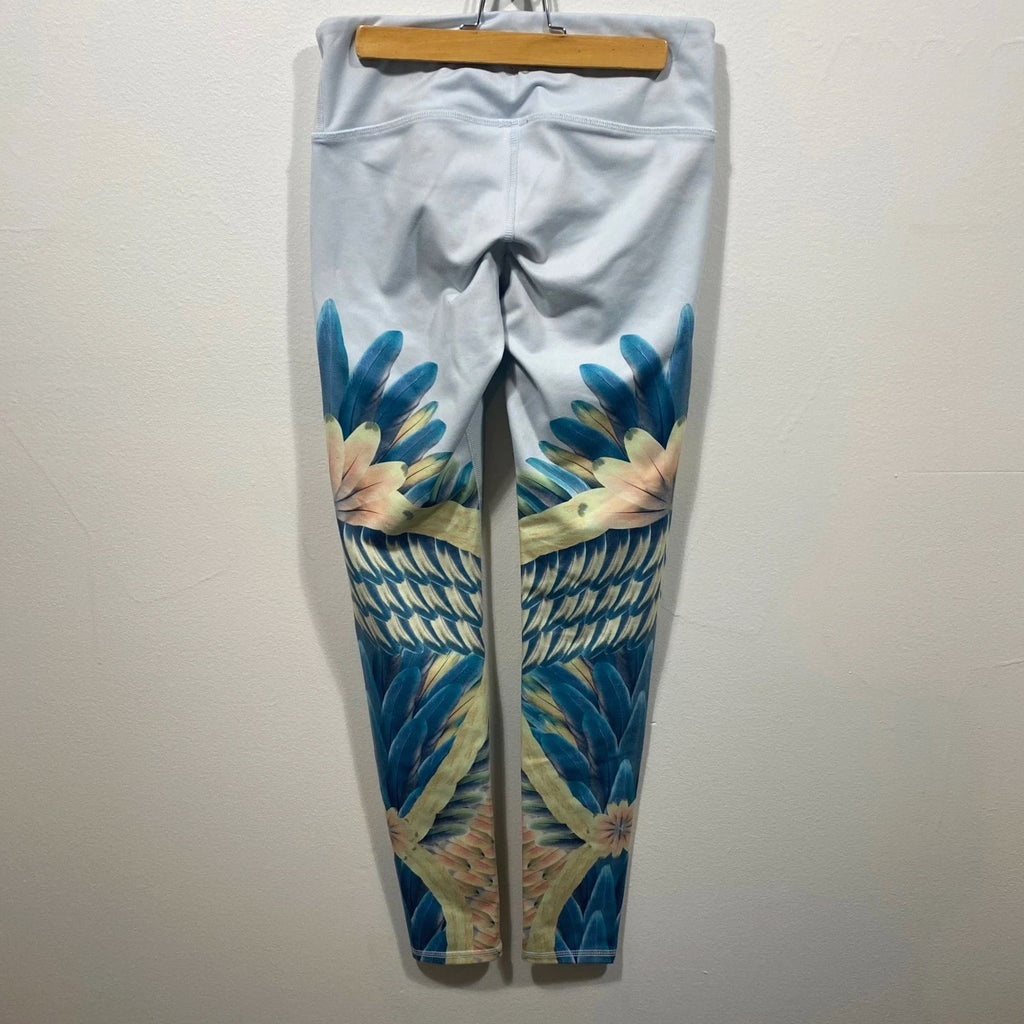 Alo Yoga Gypset Goddess Feather Wing Leggings Athletic Workout Pants Women's XS