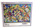 2019 Disney Stained Glass Classics II Ceaco 1500 Piece Jigsaw Puzzle 32” x 24”