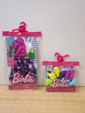 Barbie Clothing Fashion Pack Top & Purple Denim Skirt Accessories & 5 Shoes New