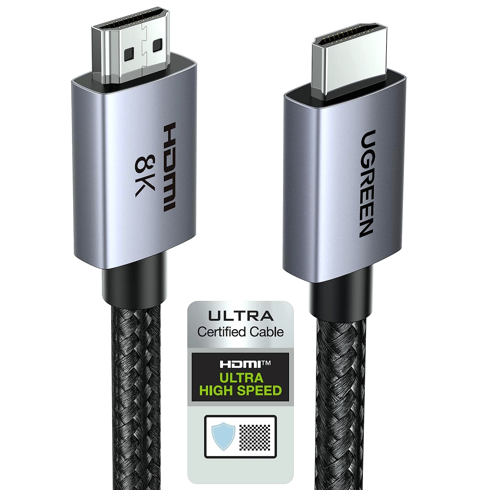 UGREEN 8K HDMI 2.1 Cable 48Gbps 6.6ft High Speed