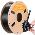 TPU Filament 1.75mm +/-0.03mm, Flexible TPU 90A 3D Printer Filament 1KG Black