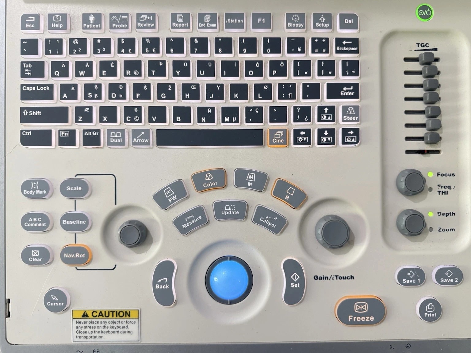 Mindray Z6 Ultrasound Machine w/ 2 Probes (7L4P & 3C5P) 2014 Color Doppler