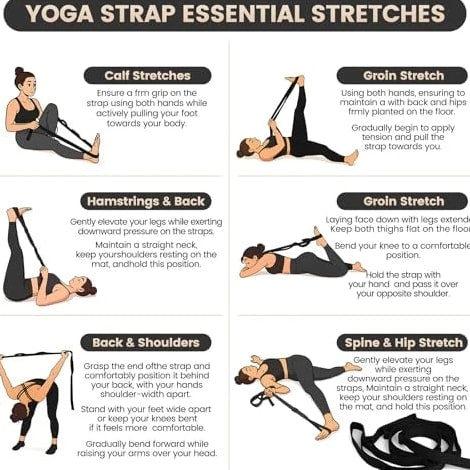 Pilates Essentials Kit for Home Workouts Women, Black Pilates Equipment Set