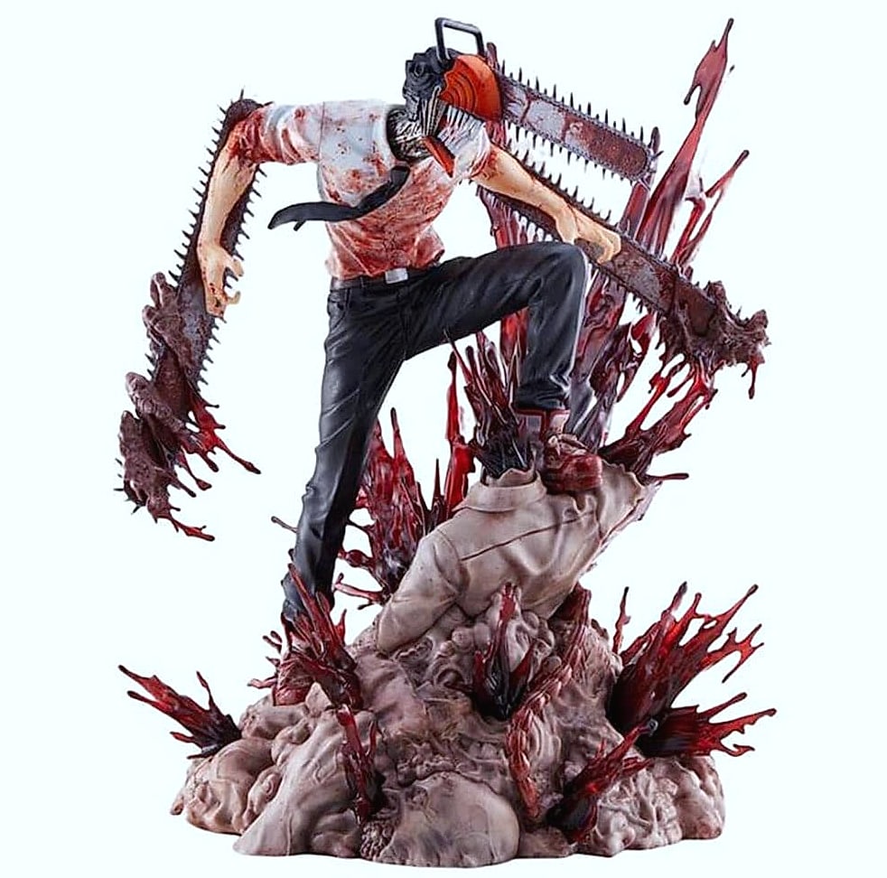 DEAMNAI Denji 11in PVC Anime Figure Chainsaw Man Statue