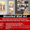 20"x30" Personalized Mounted Wall Art Prints with your choice of image Vertical