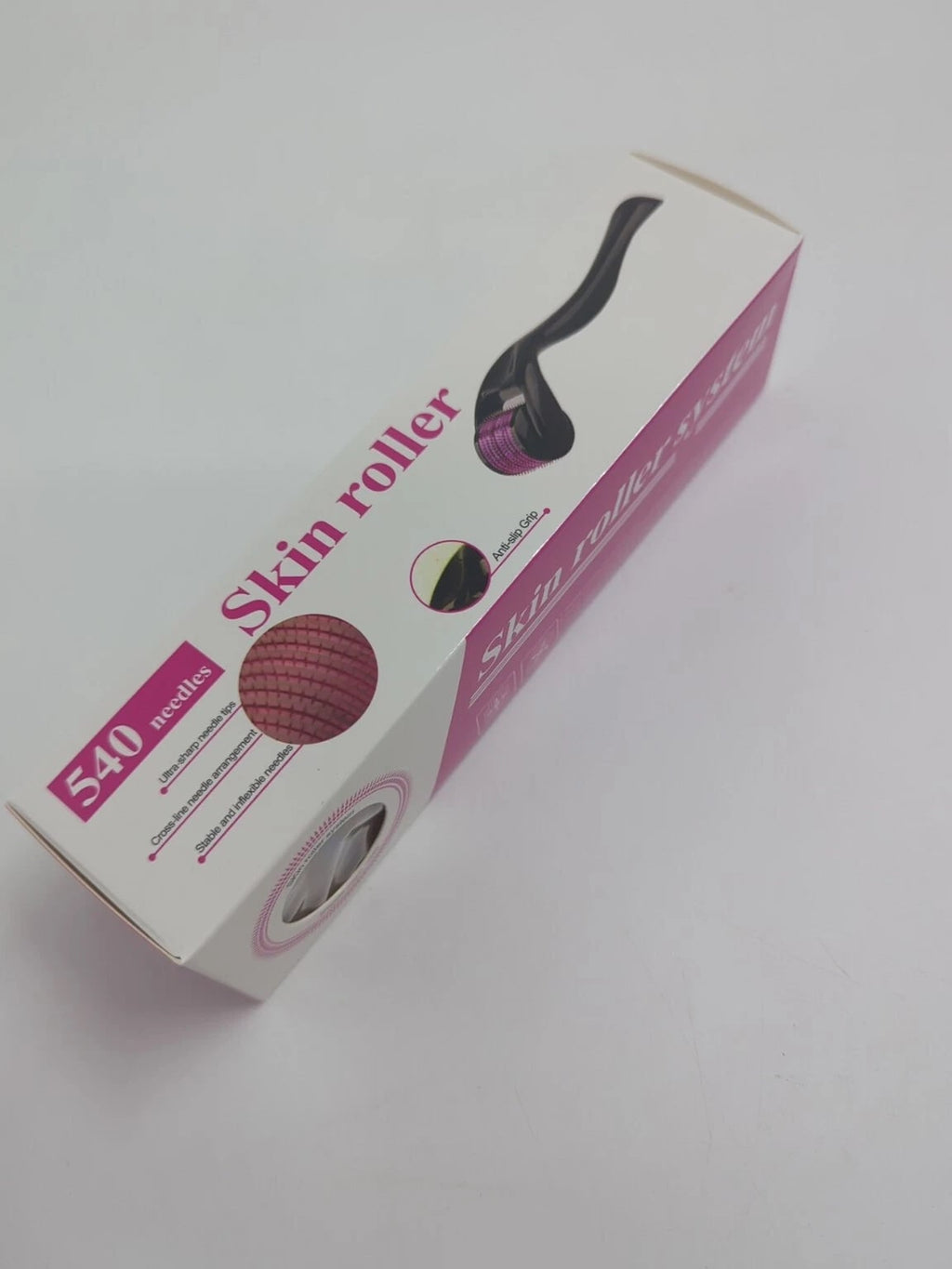 540 Titanium Microneedle Derma Roller Scar Dermaroller Beard Regrowth Hair Loss