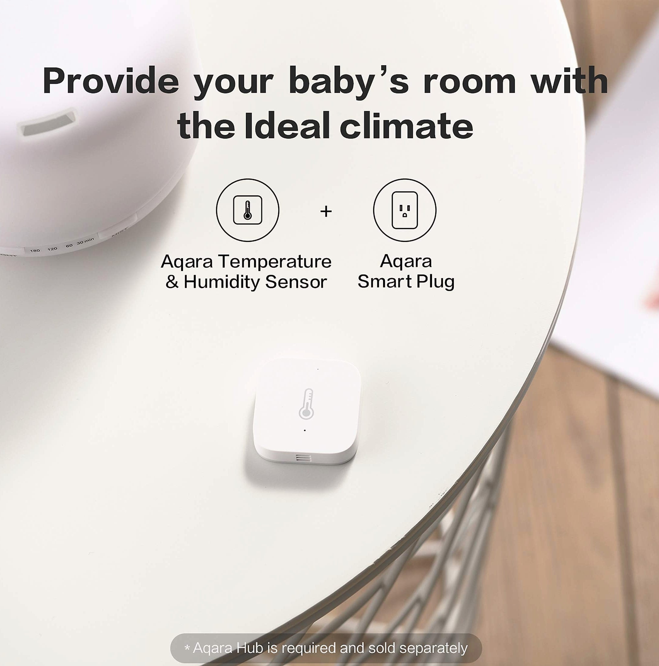Aqara M100 Zigbee Hub with Temperature Humidity Sensor Kit
