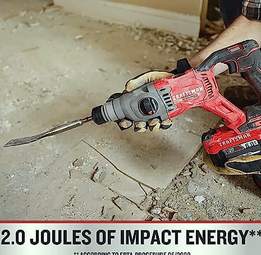Kankeirr V20 RP SDS Rotary Hammer Drill Cordless 7/8"